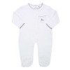Pyžamo pro miminko s hvězdičkami - bílo/šedé