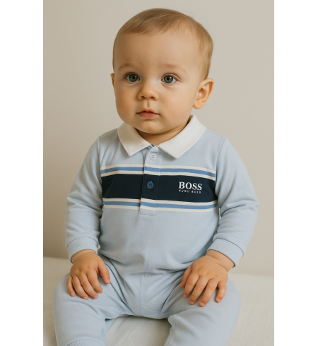Dárková sada Hugo Boss Serenity Stripes | Stylový dárek pro novorozence – Bebedeparis.com