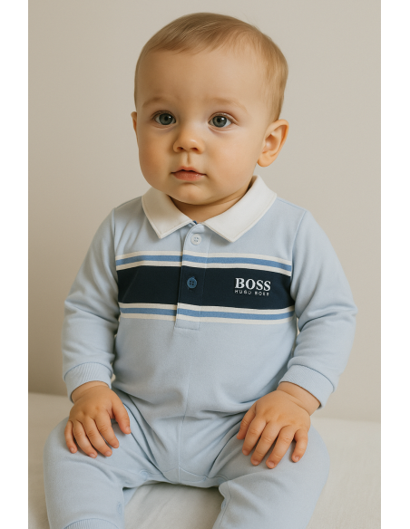 Dárková sada Hugo Boss Serenity Stripes | Stylový dárek pro novorozence – Bebedeparis.com