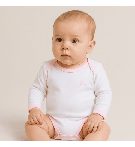 Dárkový set: deka se jménem, pyžamo a body | Praktický dárek pro novorozence