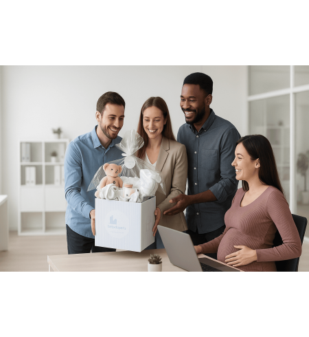 Personalizovaná sada pro miminko Praga | Firemní dárek k narození