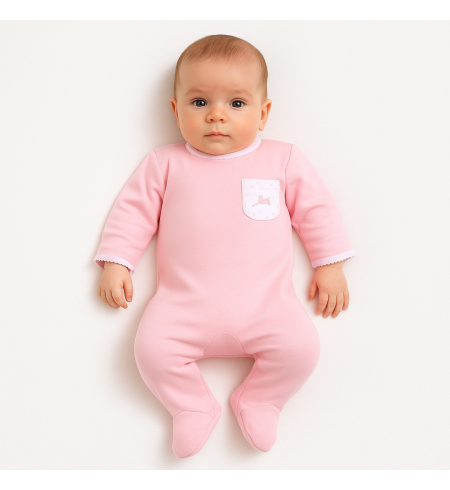 Dárkový set: deka se jménem, pyžamo a body | Praktický dárek pro novorozence