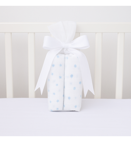 Sada pro miminko: župan se jménem, mušelín a medvídek | Osobní dárek k narození