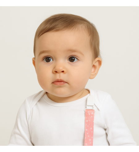 Dárkový koš pro miminko s personalizovaným dudlíkem a bryndáčkem | Originální dárek pro novorozence