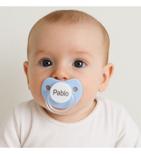 Personalizované dudlíky s přírodní kosmetikou pro miminko | Dárkový set pro novorozence