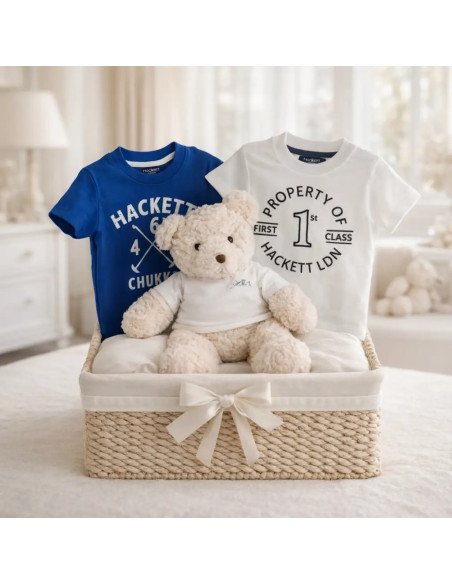 Canastilla Bebé Hackett Set Camisetas