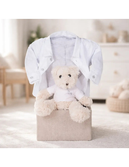 Vintage sada pro miminko Hugo Boss | Luxusní dárkový koš pro novorozence