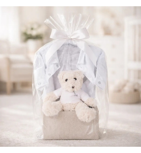 Vintage sada pro miminko Hugo Boss | Luxusní dárkový koš pro novorozence