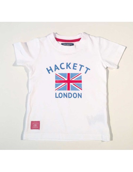 camiseta blanca hackett london