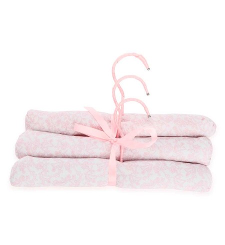 Juego Perchas Bebé Rosa