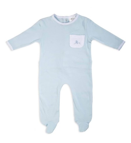 Pijama niño azul con motivos de estrellitas