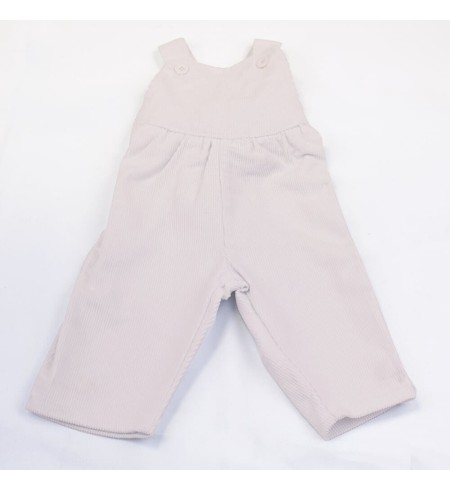 Conjunto Bebé Peto y Polo con Osito de peluche rosa